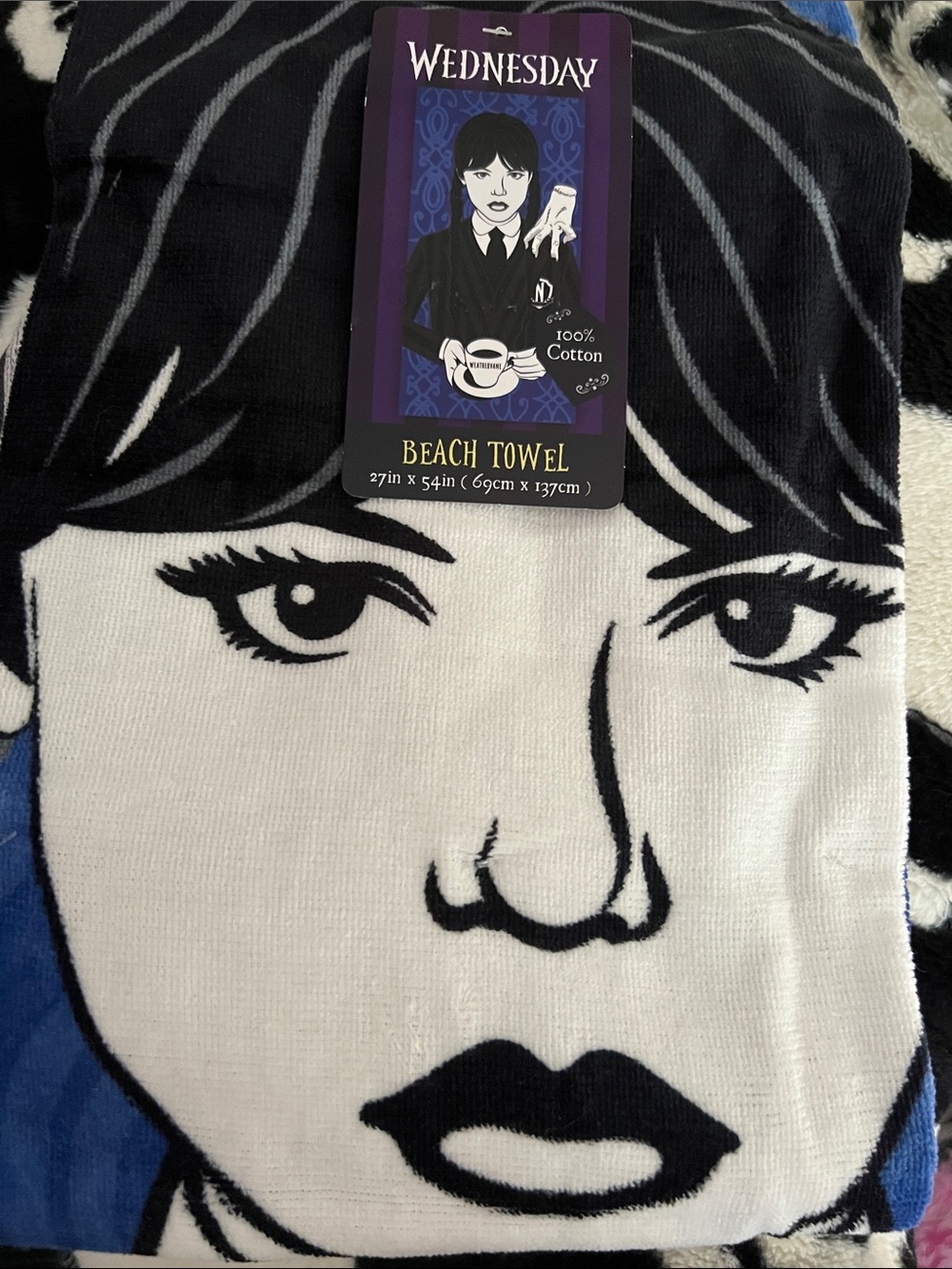 BNWT Wednesday beach towel